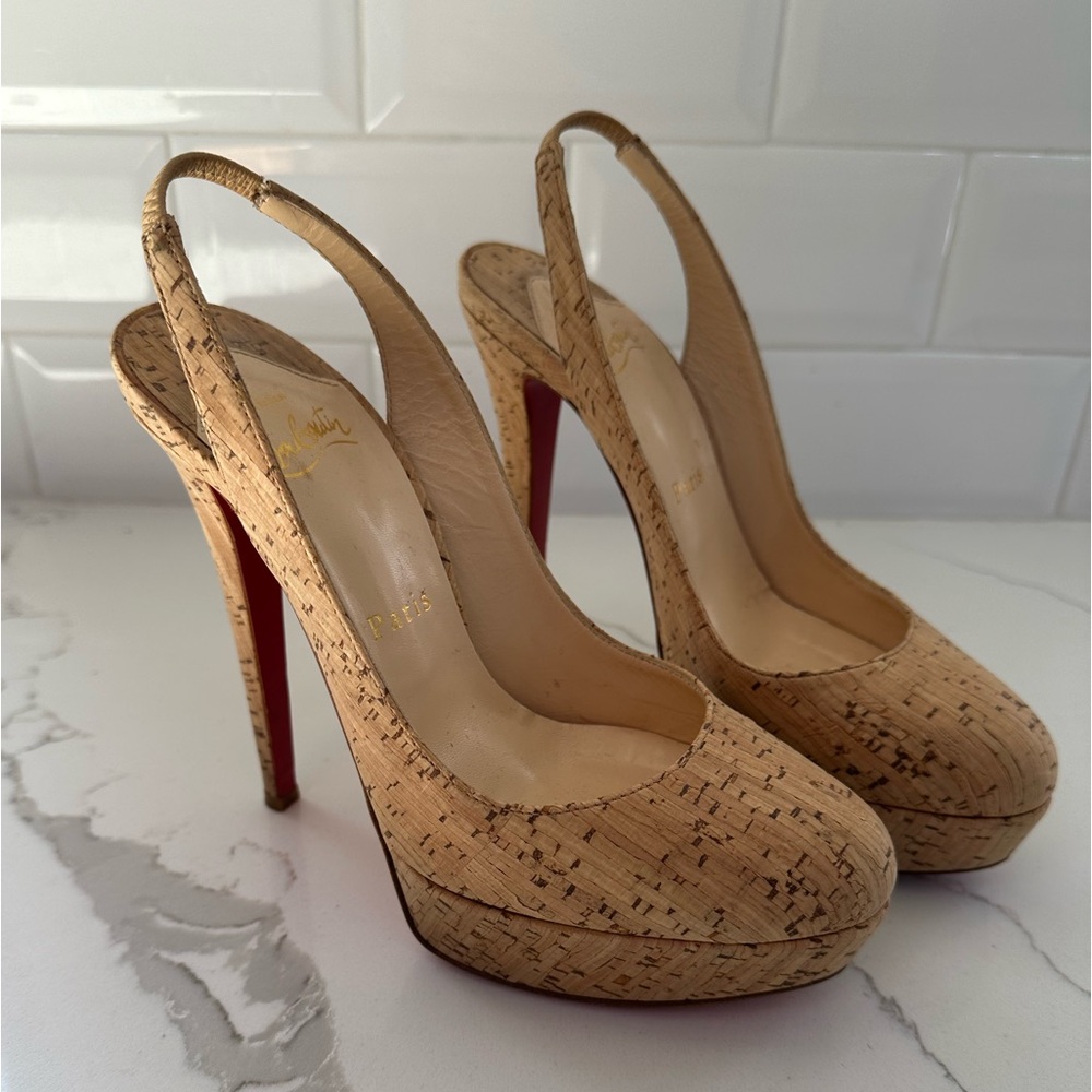 Christian Louboutin Cork Heel